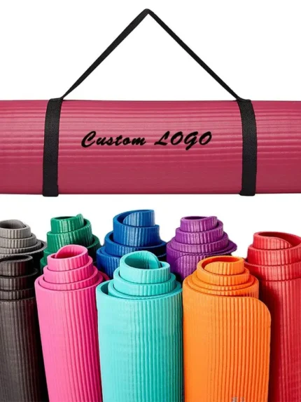 High-Quality NBR Yoga Mat – Thick Durable Non-Slip Exercise & Fitness Mat for Gym, Pilates and Home Workouts
