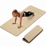 Thick Foldable Non-Slip Yoga Mat – Portable Exercise Mat for Home Gym, Pilates & Fitness Training